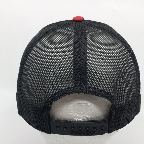 Richardson NC State Map Trucker Style Mesh SnapBack Hat  Baseball Cap - Picture 7 of 14